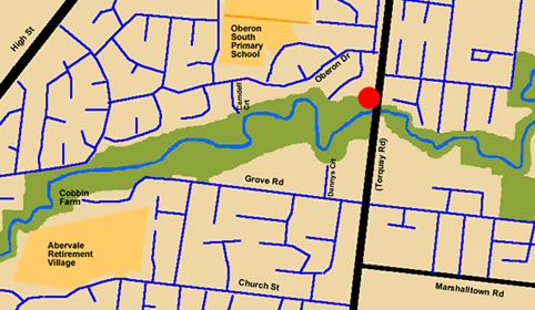 Map of Creek